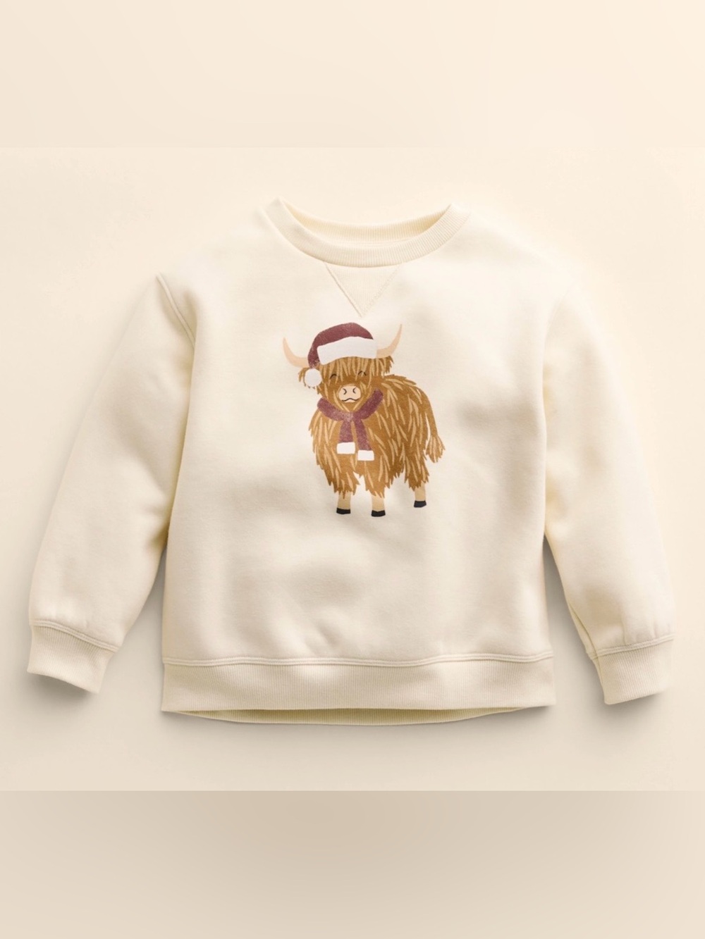 Baby & Toddler Little Co. by Lauren Conrad Crew Pullover in Tan Shetland Cow